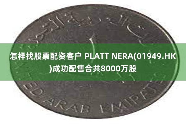 怎样找股票配资客户 PLATT NERA(01949.HK)成功配售合共8000万股