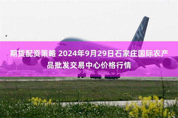 期货配资策略 2024年9月29日石家庄国际农产品批发交易中心价格行情