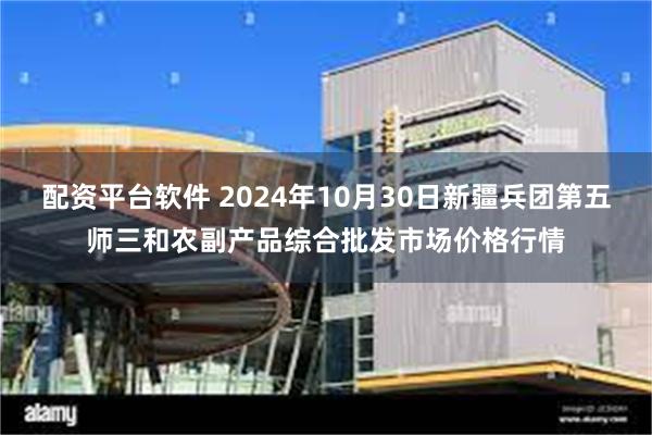 配资平台软件 2024年10月30日新疆兵团第五师三和农副产品综合批发市场价格行情