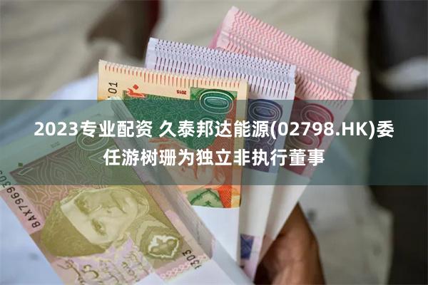 2023专业配资 久泰邦达能源(02798.HK)委任游树珊为独立非执行董事